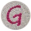 Navika Micro Pave Crystal Initial G Marker