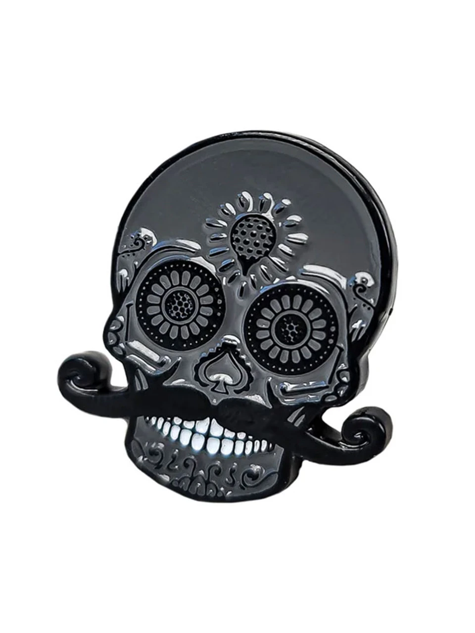 Pins & Aces Ball Marker - Blackout Sugar Skull