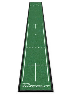 Puttout Slim Putting Mat - Green