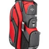 Callaway Forrester 19 Cart Bag - Red/Titanium/Silver