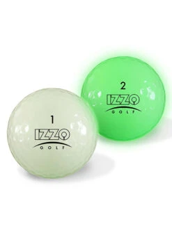 Izzo Lite4Nite Night Golf Balls -3 Pack Plus Flashlight