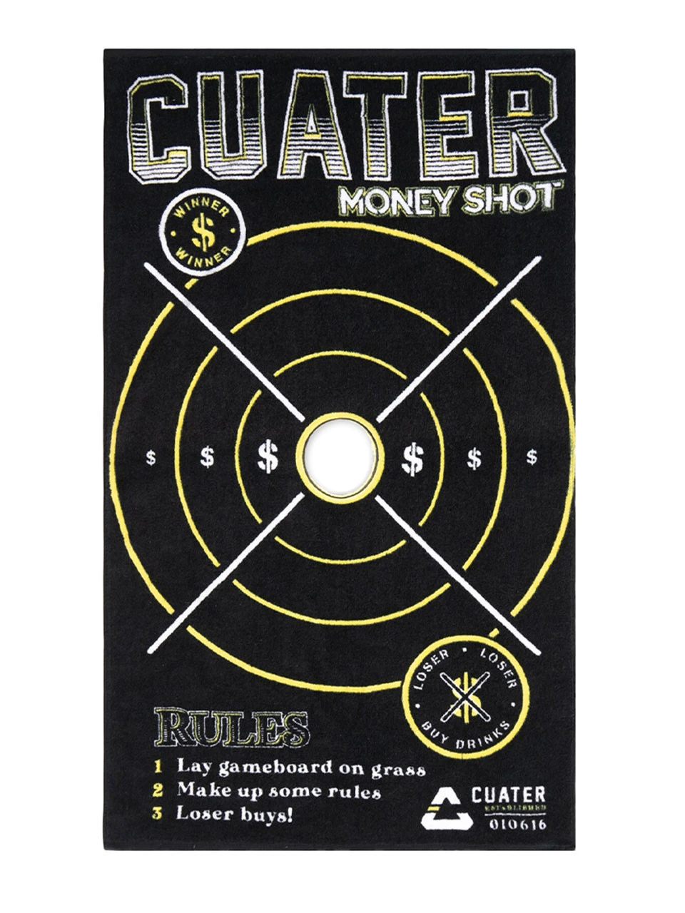 Cuater By Travis Matthew Money Shot Towel - Black