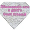Navika Swarovski Crystal Diamonds Are A Girls BF Marker