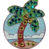 Navika Swarovski Crystal Palm Tree Marker