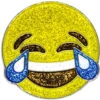 Navika Glitzy Emoji LMAO Ball Marker