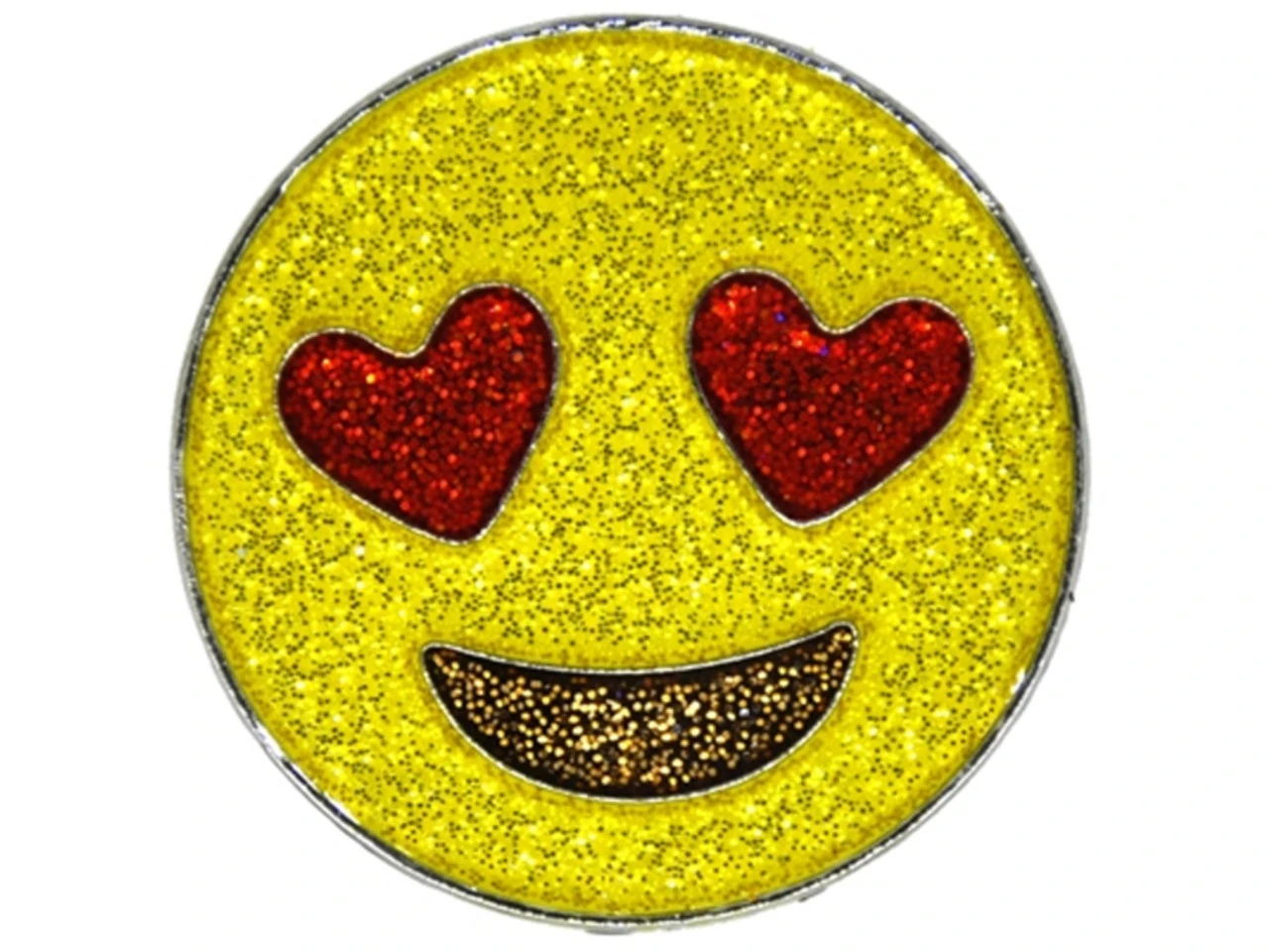 Navika Glitzy Emoji Love Ball Marker