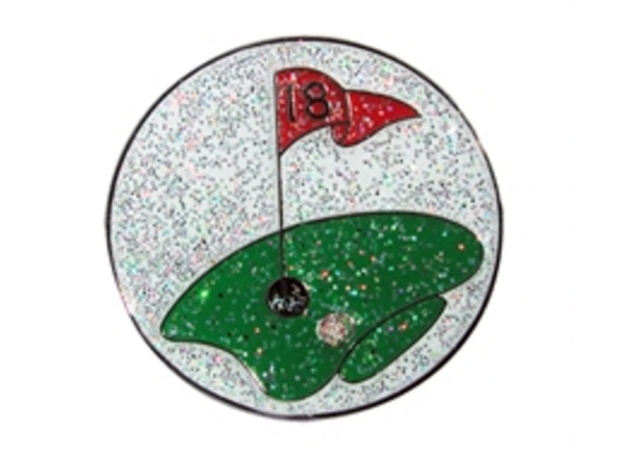 Navika Glitzy The Green Ball Marker