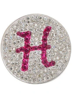 Navika Micro Pave Crystal Initial H Marker