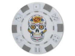 Stonehaven Magnetic Poker Chip Ball Marker White Skull