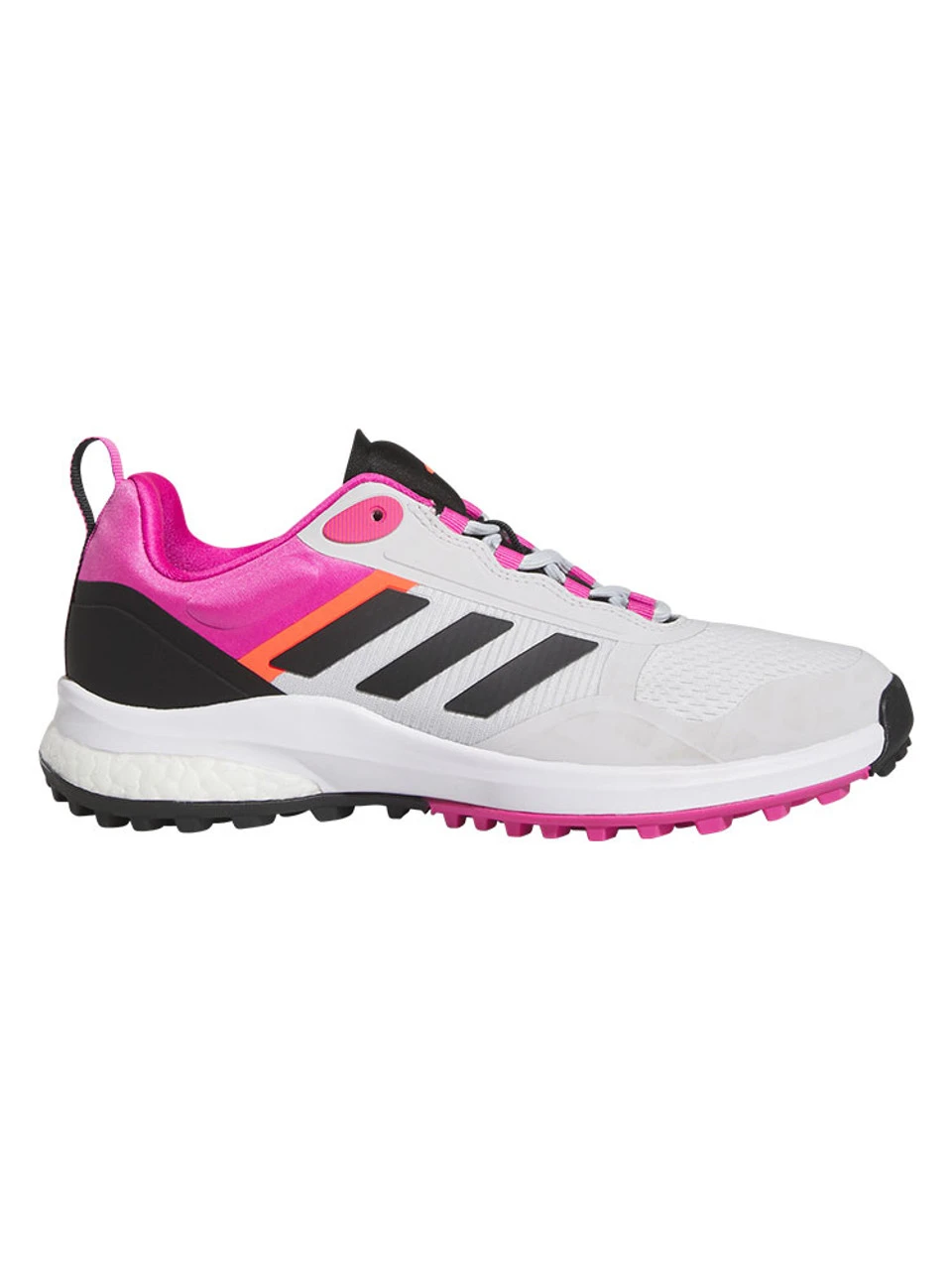Adidas Women's Zoysia Golf Shoes - Dash Grey/Core Black/Lucid Fuchsia