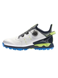 Mizuno Wave Hazard Pro BOA Golf Shoes - White/Neo Lime