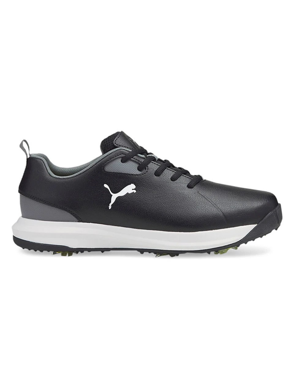 Puma FUSION FX Wide Golf Shoes - Puma Black/Puma Silver/Quiet Shade