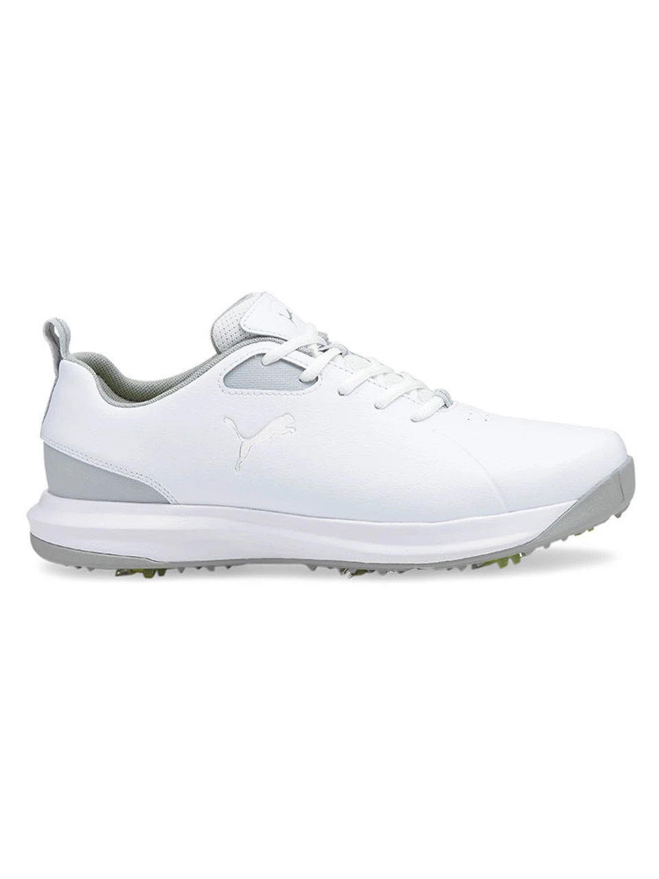 Puma FUSION FX Wide Golf Shoes - Puma White/Puma Silver/High Rise