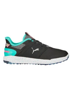 Puma X Palm Tree Crew IGNITE Elevate Golf Shoes - Puma Black/Aqua Green