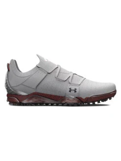 Under Armour HOVR Tour Spikeless Wide Golf Shoes - Halo Grey/After Burn
