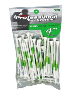 Pride Golf Tee Prolength Tees - 50 Pack Green