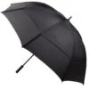 GustBuster Pro Series Gold Umbrella 68 Inch Black